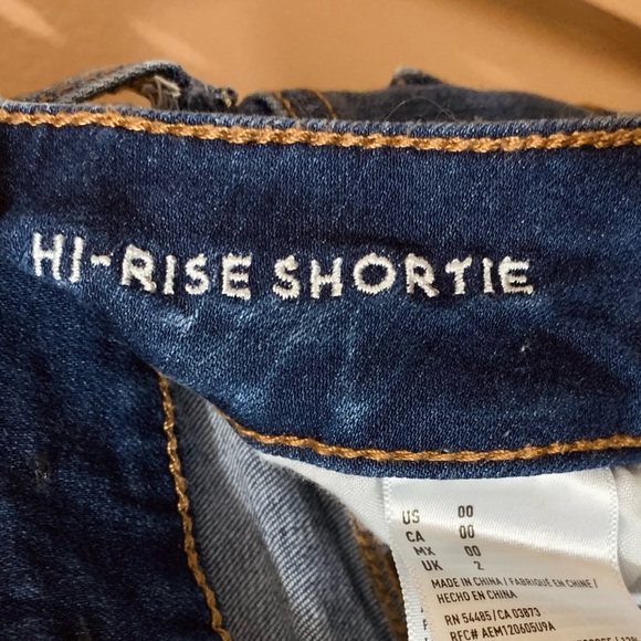 AE Super Stretch Hi-Rise Shortie | Size 00 - Picture 3 of 4